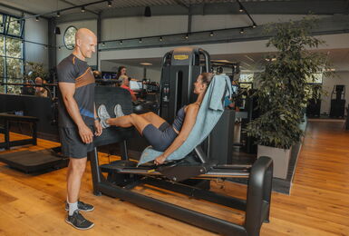 Traning im Vita Spa in der Sachsen Therme, dem Fitnessstudio bei Leipzig